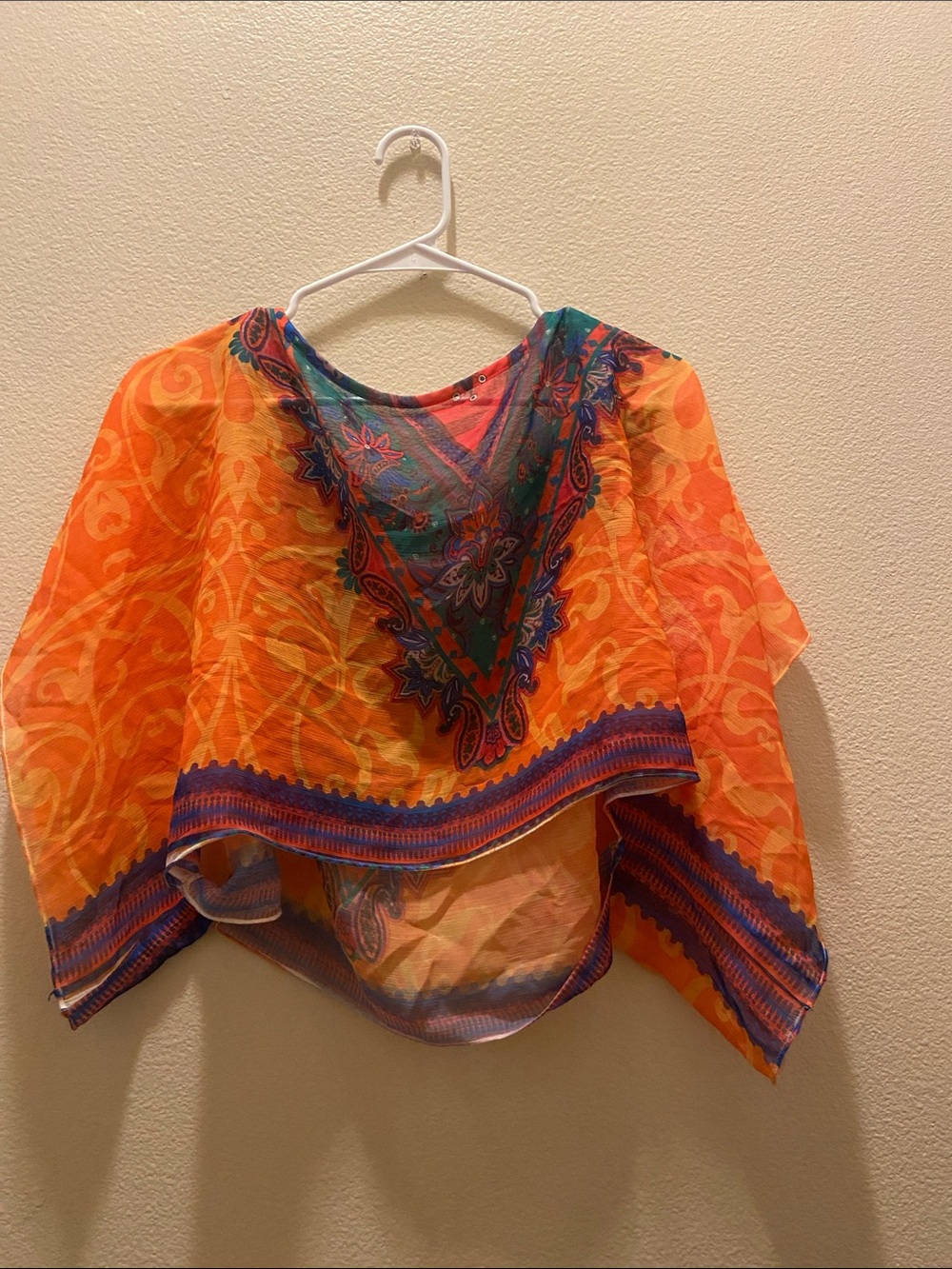Multicolor off sholder shall